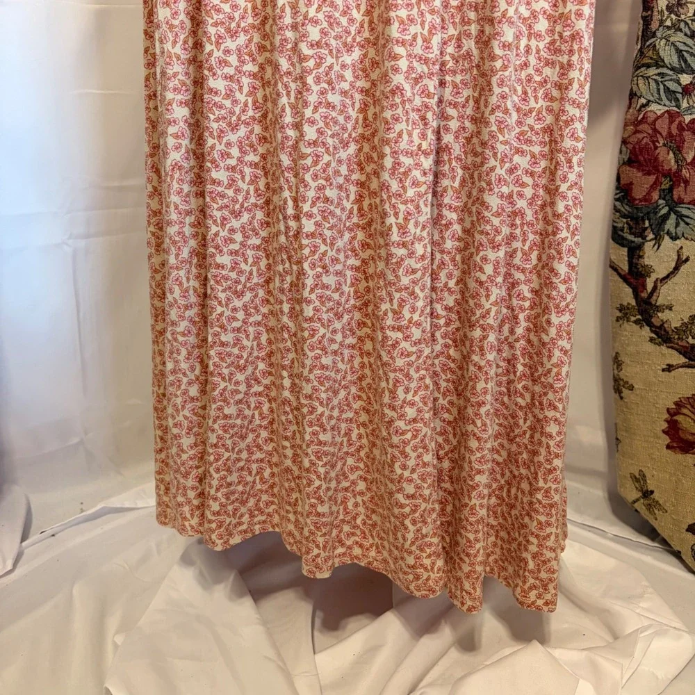 FREE PEOPLE Floral Mixed Print Maxi Dress with billowed sleeves and open back - Picture 6 of 13